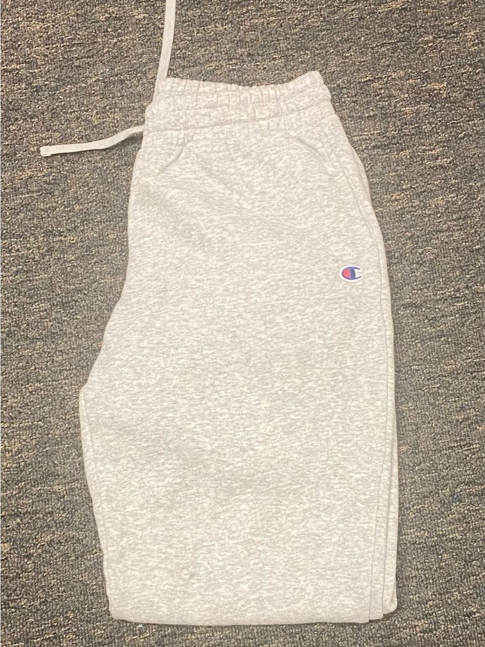 Champion Mens Light Gray Drawstring Joggers
